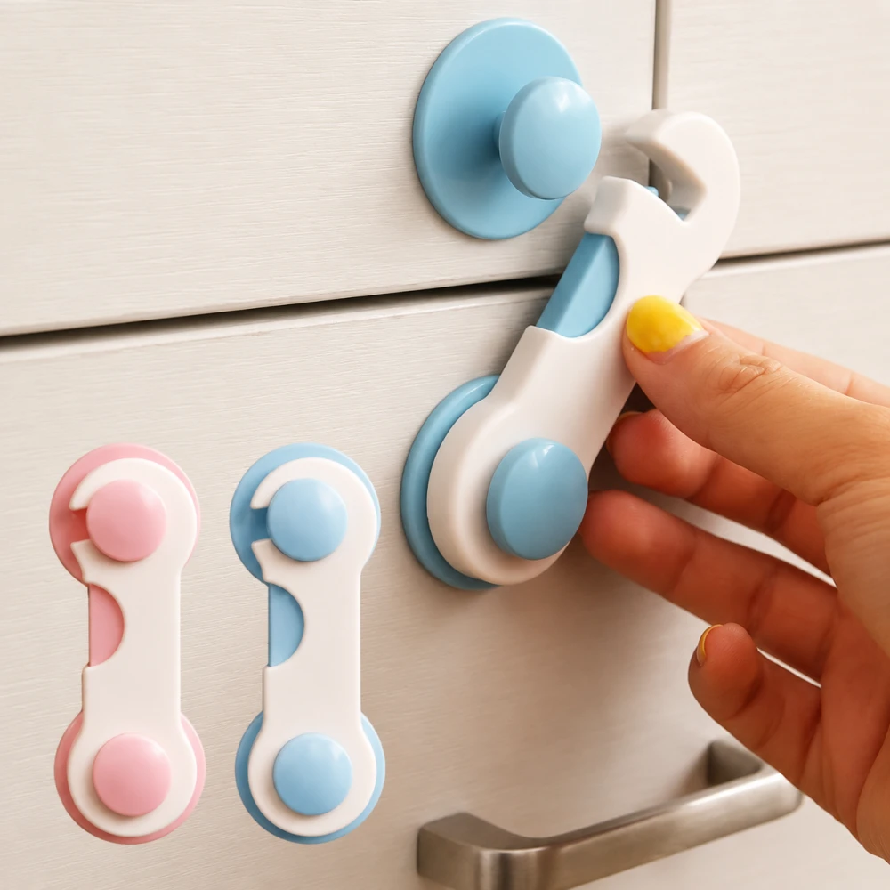 4 Pieces Multi-Purpose Child Safety Drawer Lock