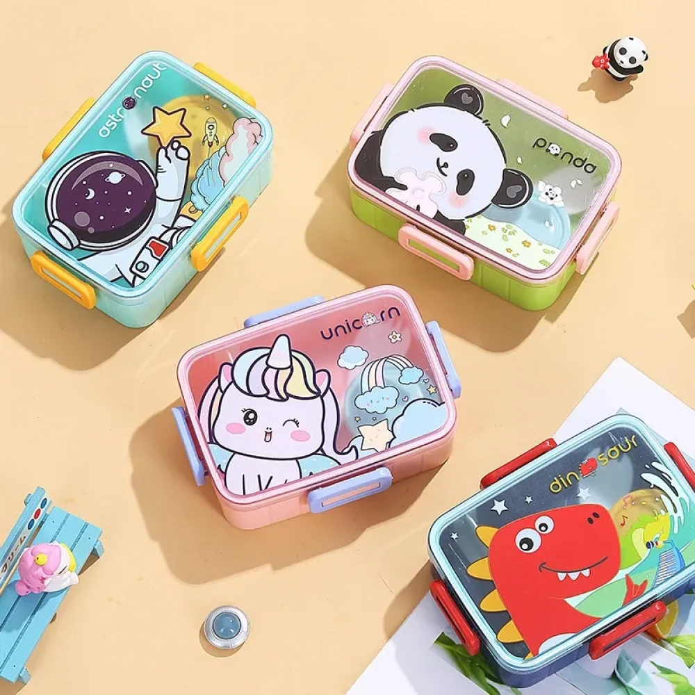Cute Cartoon Plastic Lunch Box