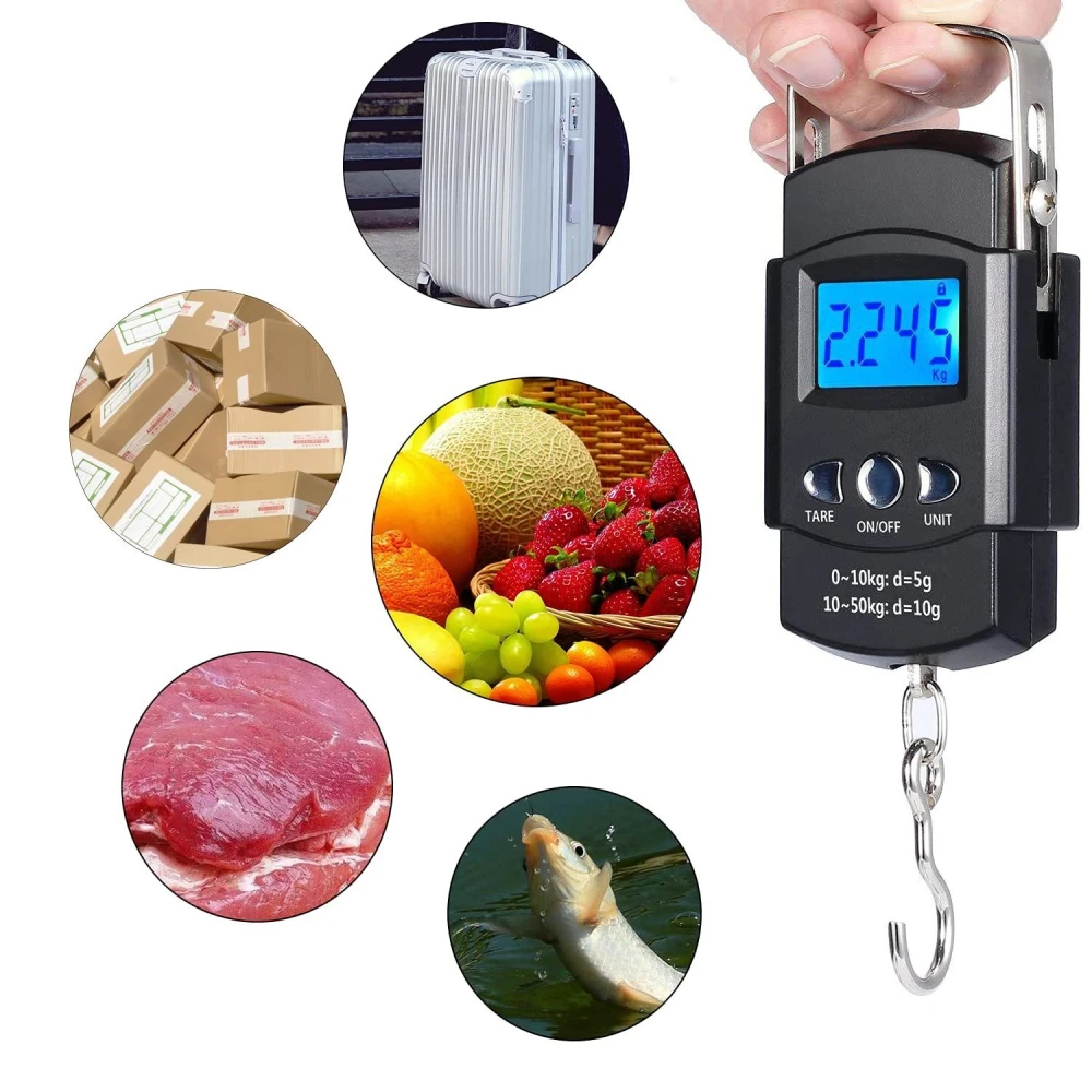Electronic Portable LCD Digital Hanging Scale