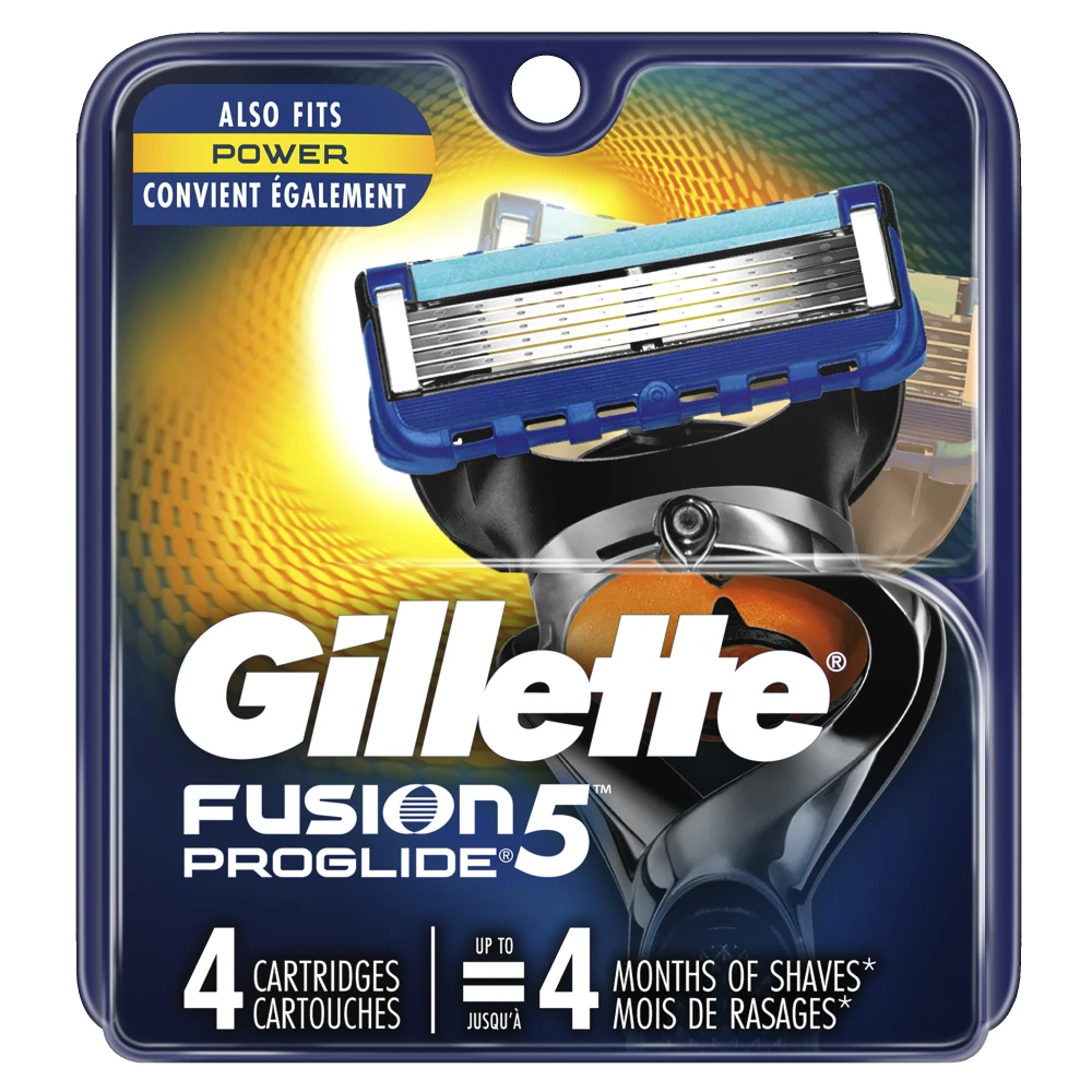 Gillette Fusion5 Proglide Cartridge 4 Pieces