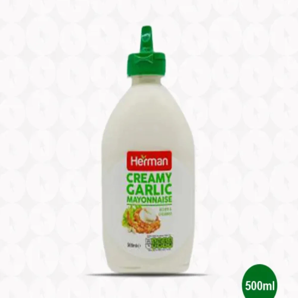Herman Creamy Garlic Mayonnaise - 500ml