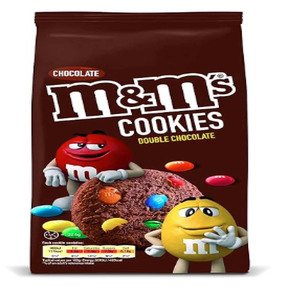 M&Ms Double Chocolate Cookies 180G UK