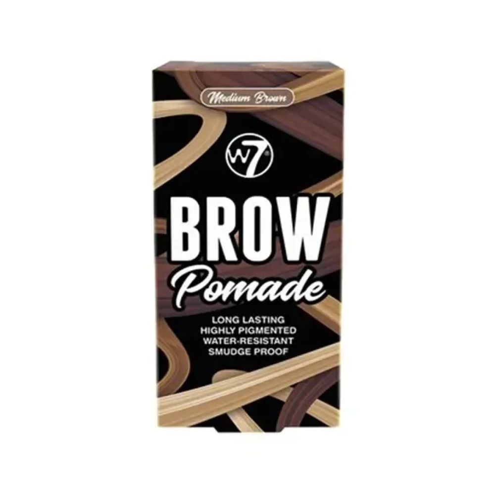 W7 Brow Pomade Medium Brown – 4.25g